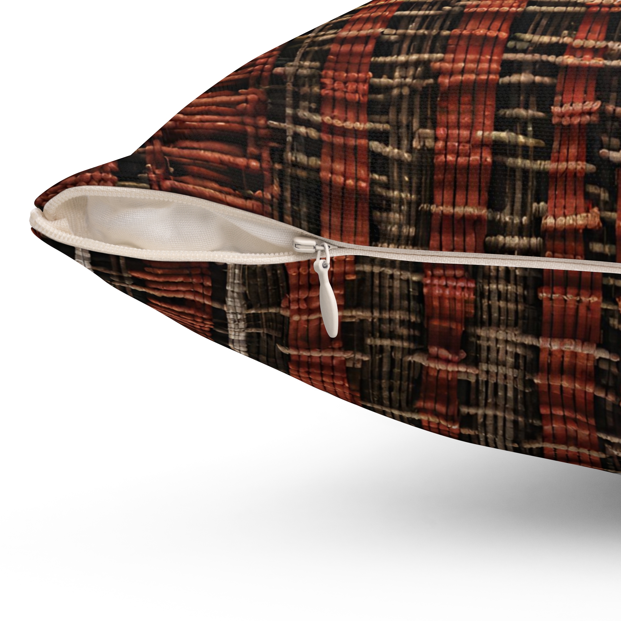 T'nalak Treasures: Exquisite Filipino Weave Cushion Spun Polyester Square Pillow Philippine Home Decor - Image 6