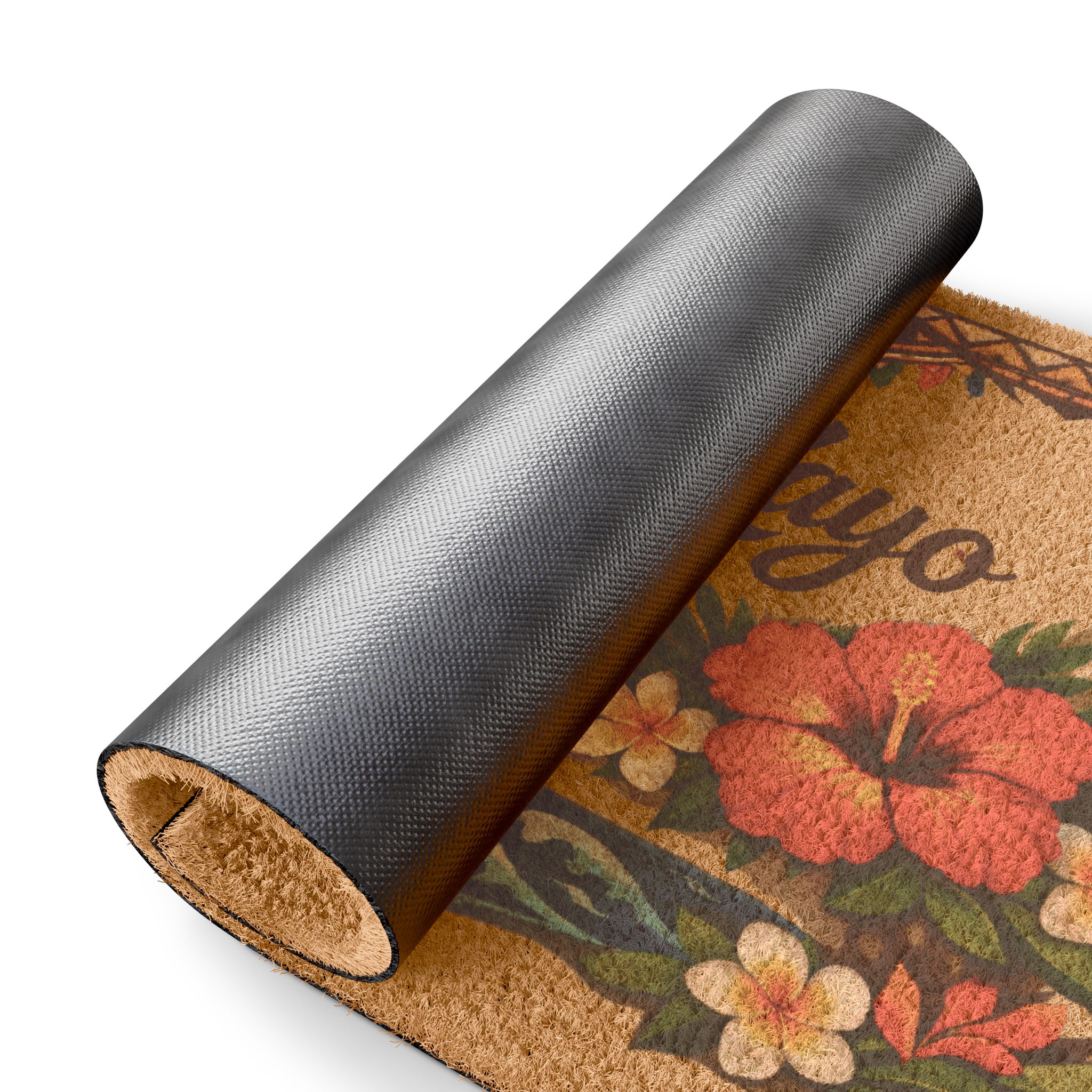 Tuloy Po Kayo” Filipino Welcome Doormat – Tropical Floral Heritage Design | Warm Pinoy Home Entry Mat - Image 4