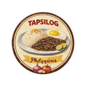 Tapsilog Filipino Breakfast Fridge Magnet — Philippine Kitchen Decor